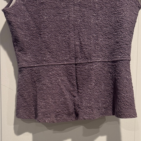 Chic Purple Textured Blouse - Picture 9 of 10